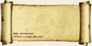 Miljana Nestorović vizit kartica